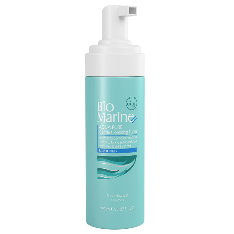 فوم شستوشوی صورت بایومارین مدل AQUA PURE حجم 150 میلیلیتر