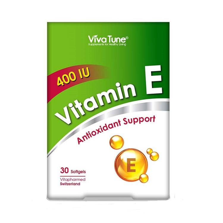 سافت ژل ویتامین 400 E واحد ویواتون بسته 30 عددی