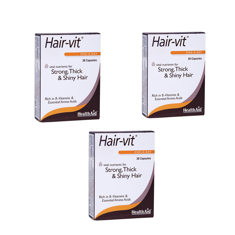 کپسول هیرویت Health اید سه بسته 30 عددی